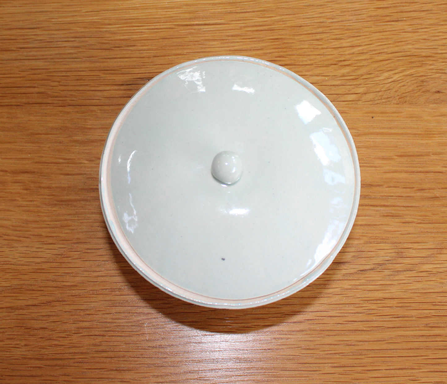 Pot with lid - Aqua