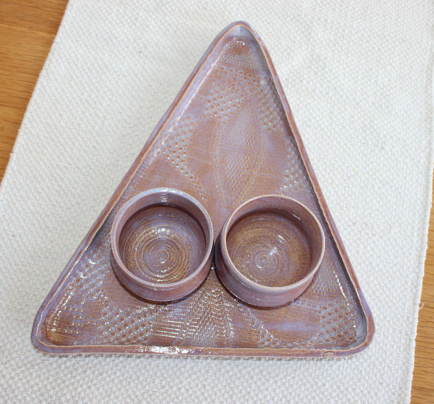 Triangle Dips & Dine set