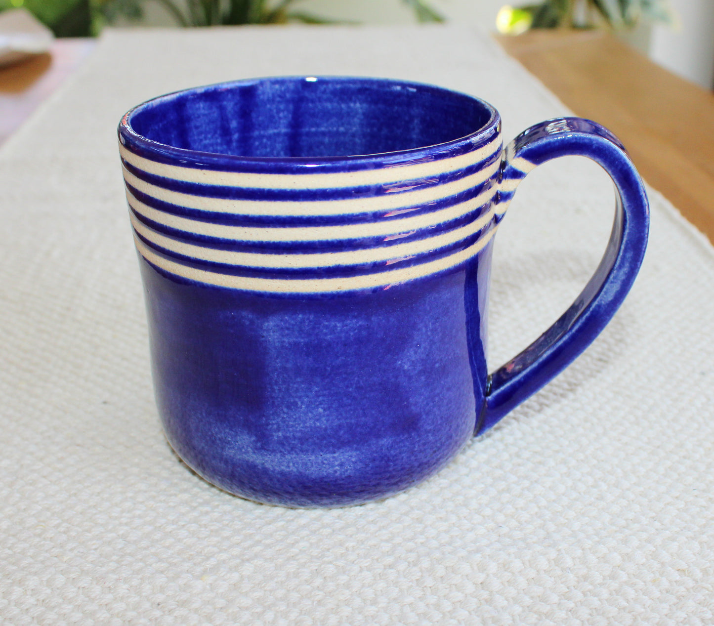 Large Blue Mug