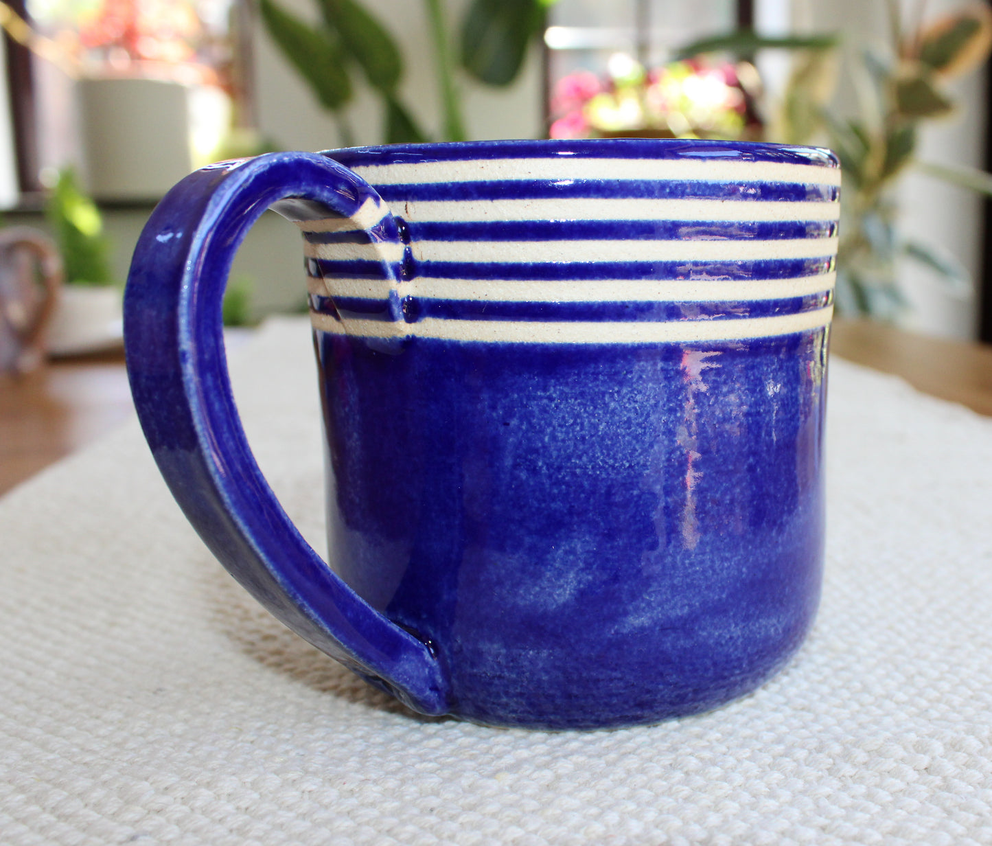 Large Blue Mug