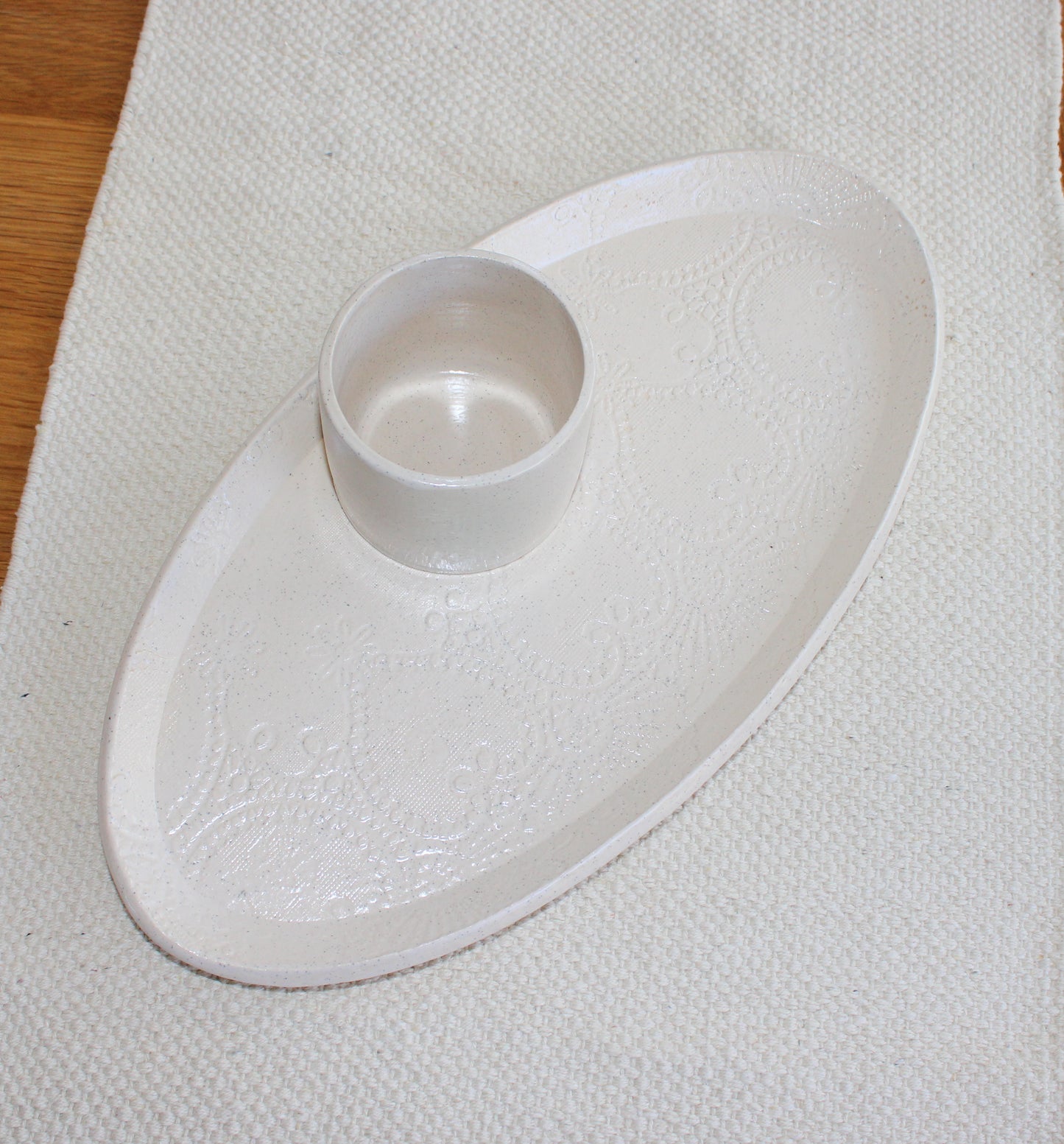 Large Dip & Dine set - White