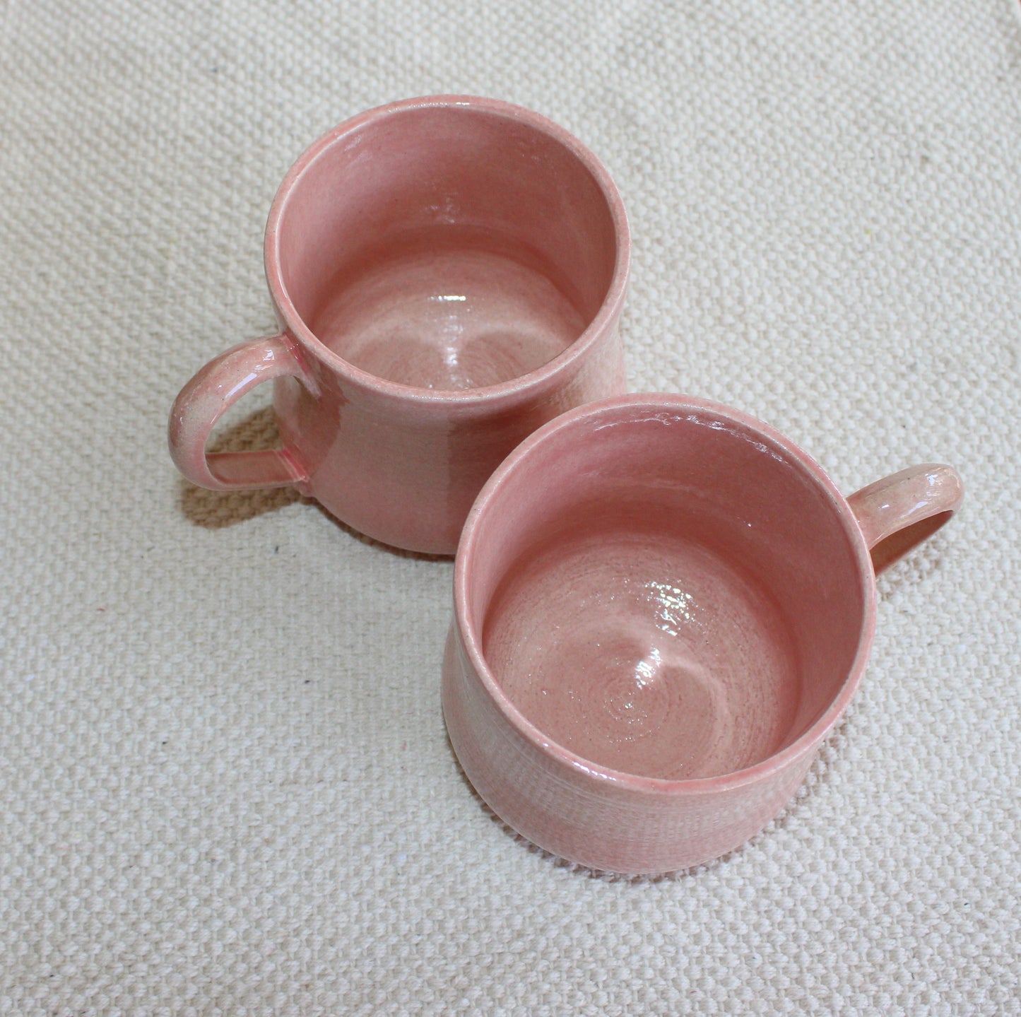 Large Pink Mugs
