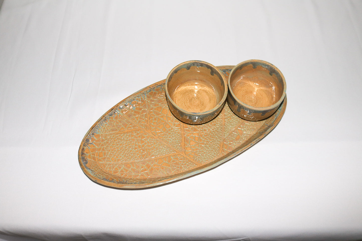 Large Oval Plate | Chip and Dip set