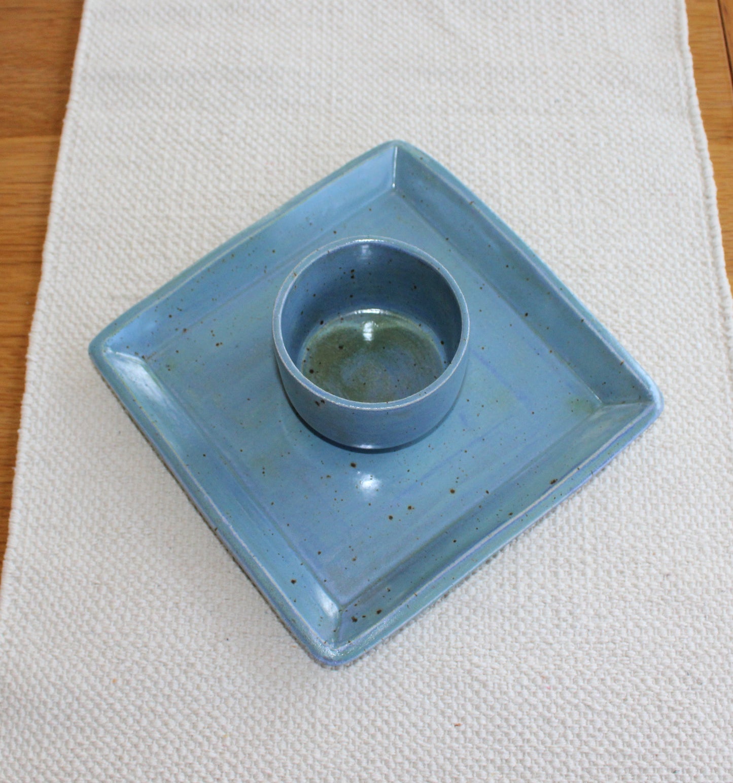 Chip & Dip serving set - Blue