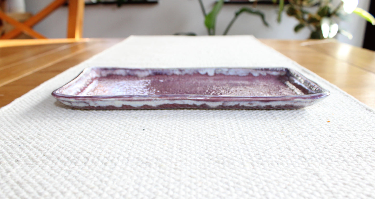 Medium Rectangle Plate - purple