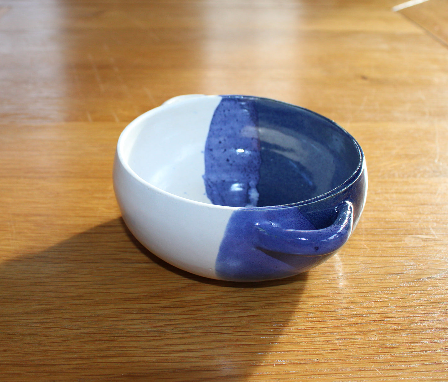 Indigo Fade - Sauce bowl | Soup bowl with handles