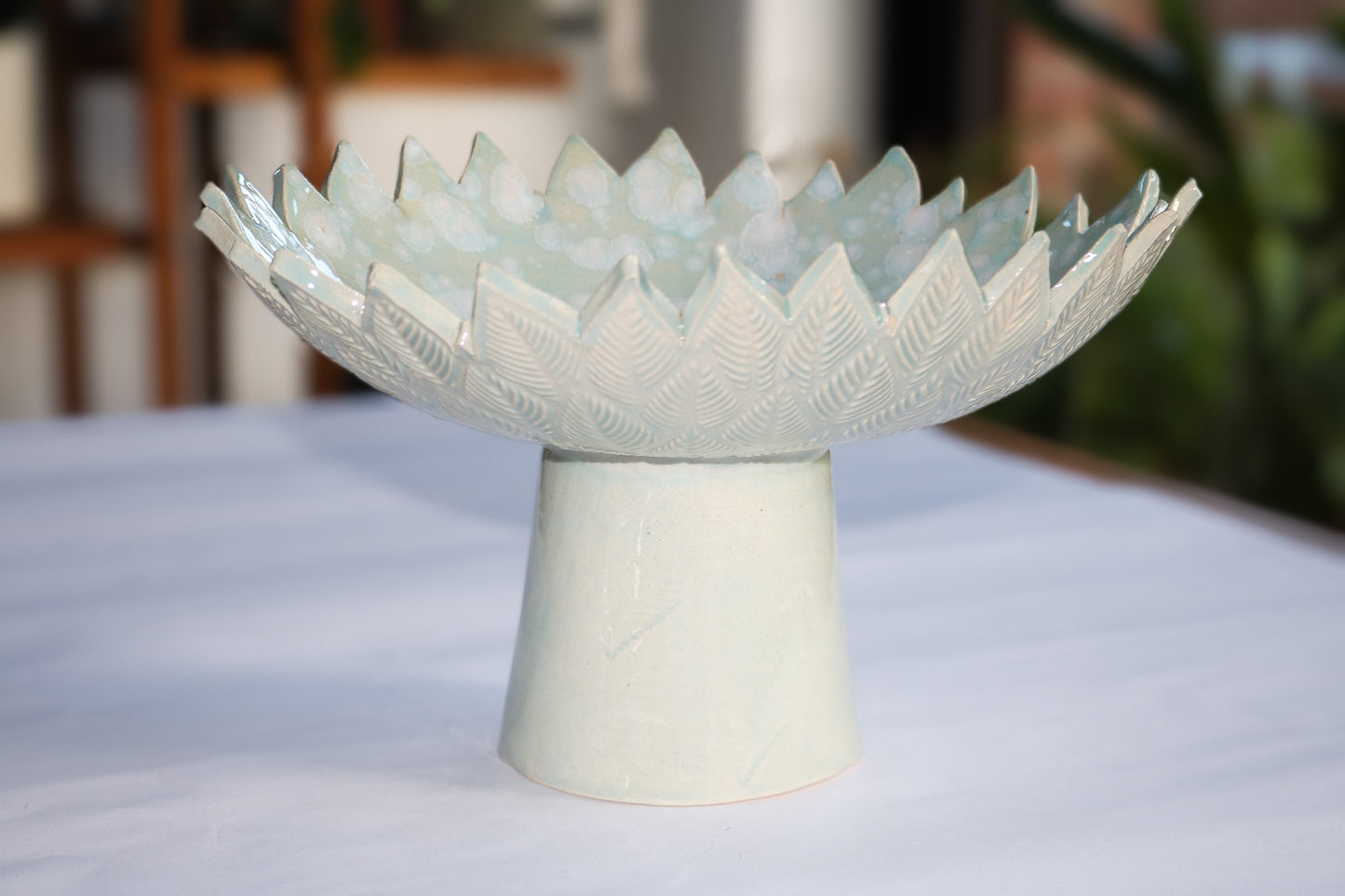 Ceramic Pedestal | Footed bowl | Home decor