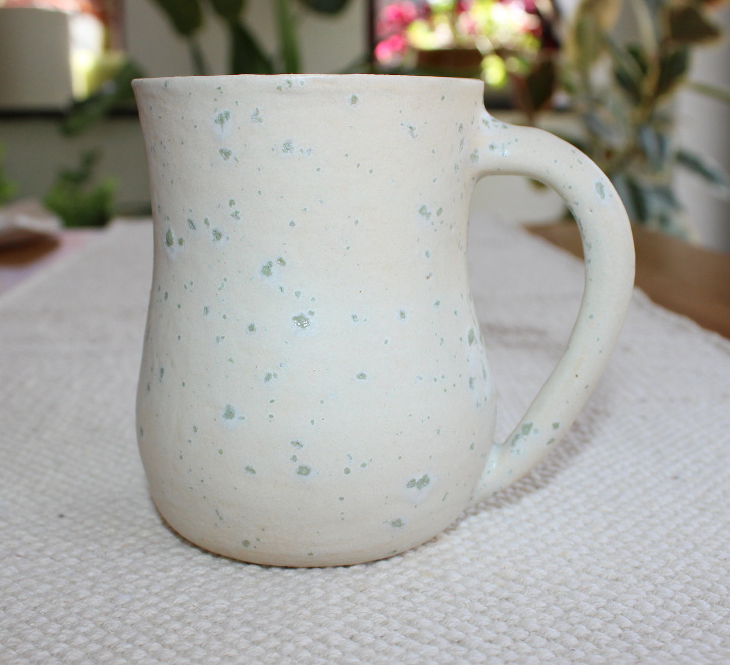 Large White Mug