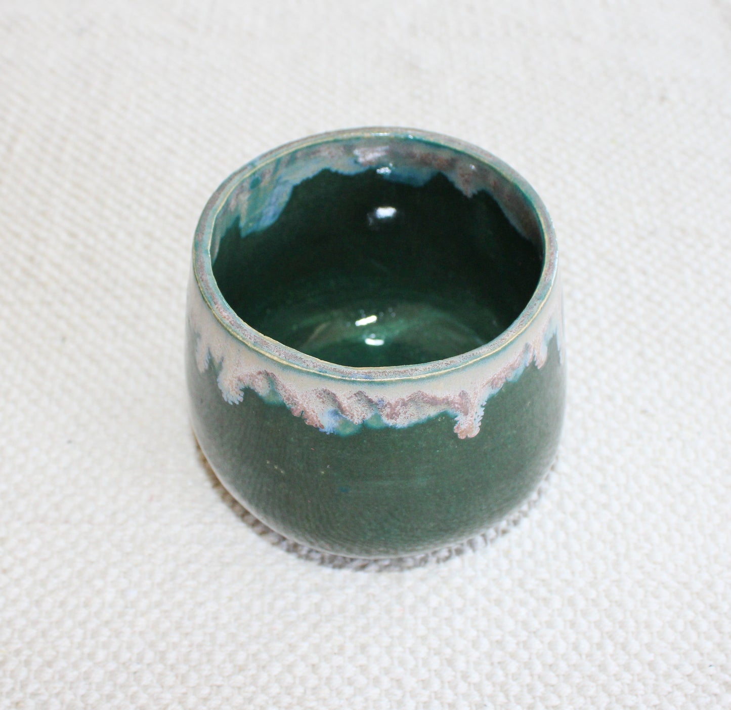 Soup bowl - green gloss