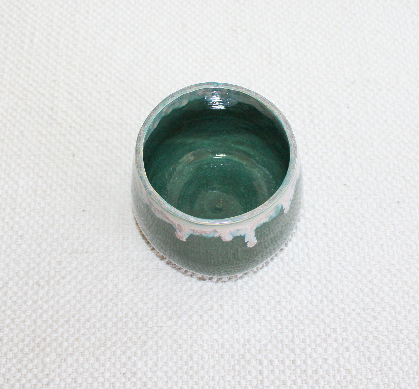 Soup bowl - green gloss