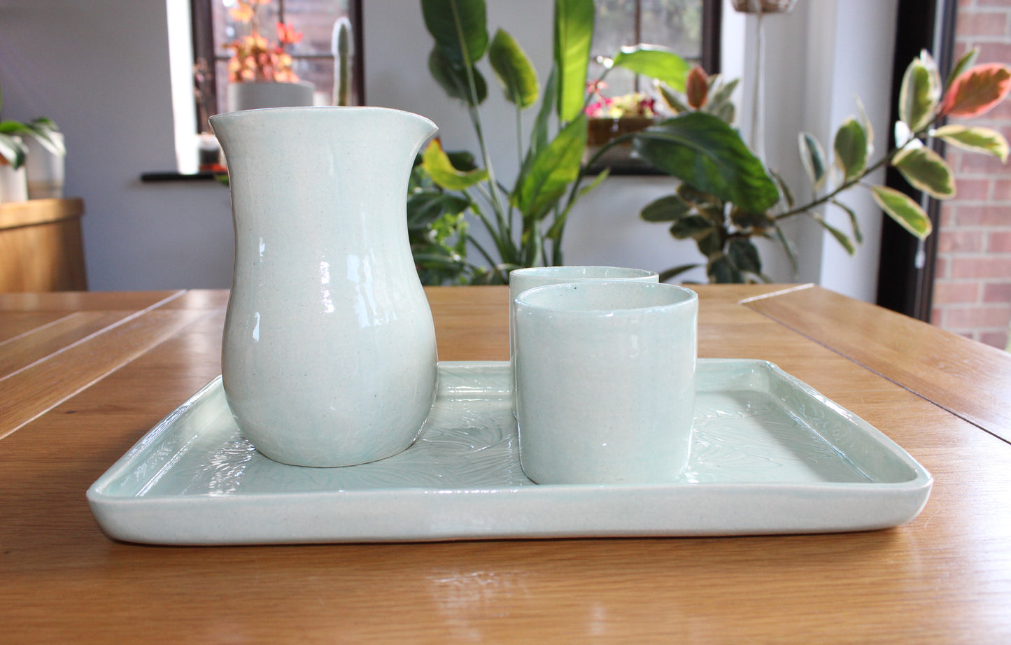 Pitcher set - sky blue
