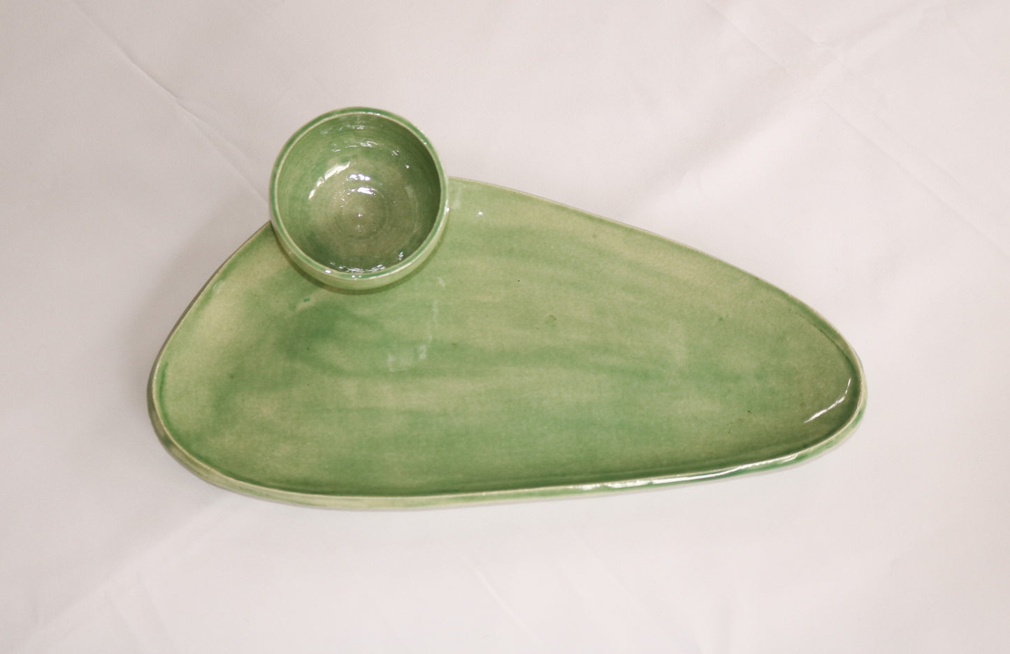 Chip & Dip serving set - Green