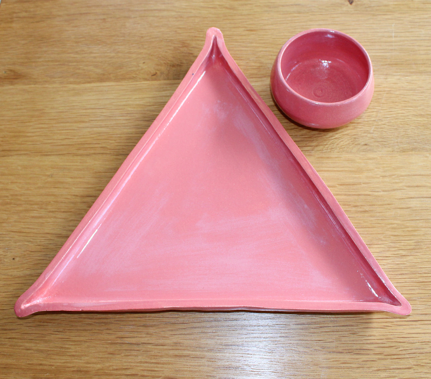 Chip & Dip serving set - rasberry