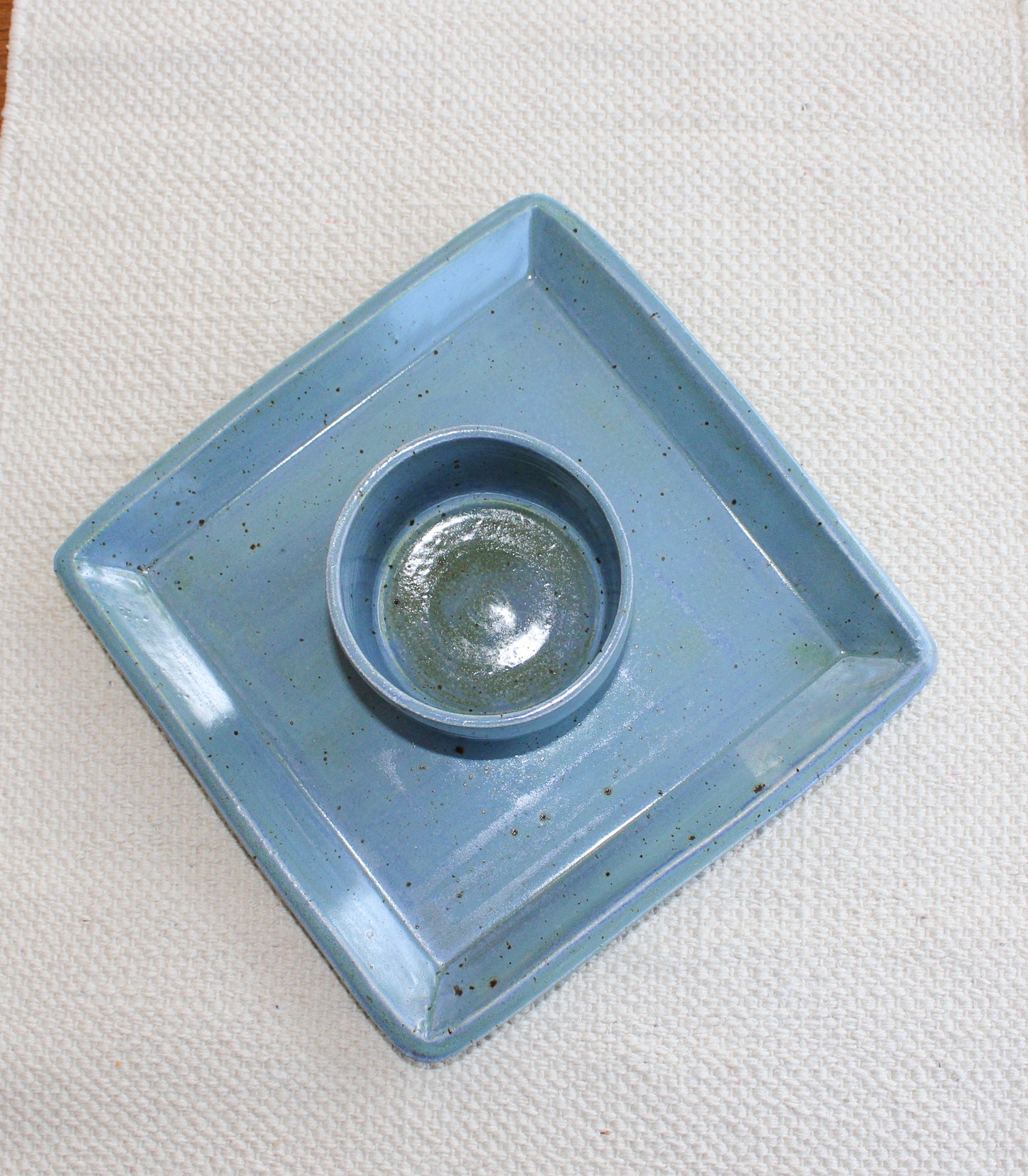 Chip & Dip serving set - Blue