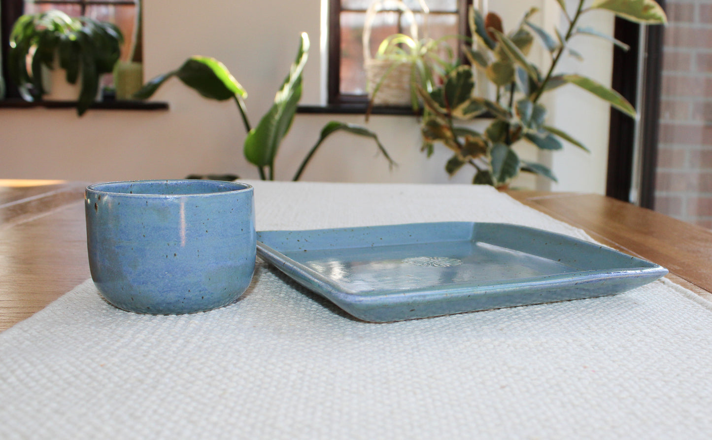 Chip & Dip serving set - Blue