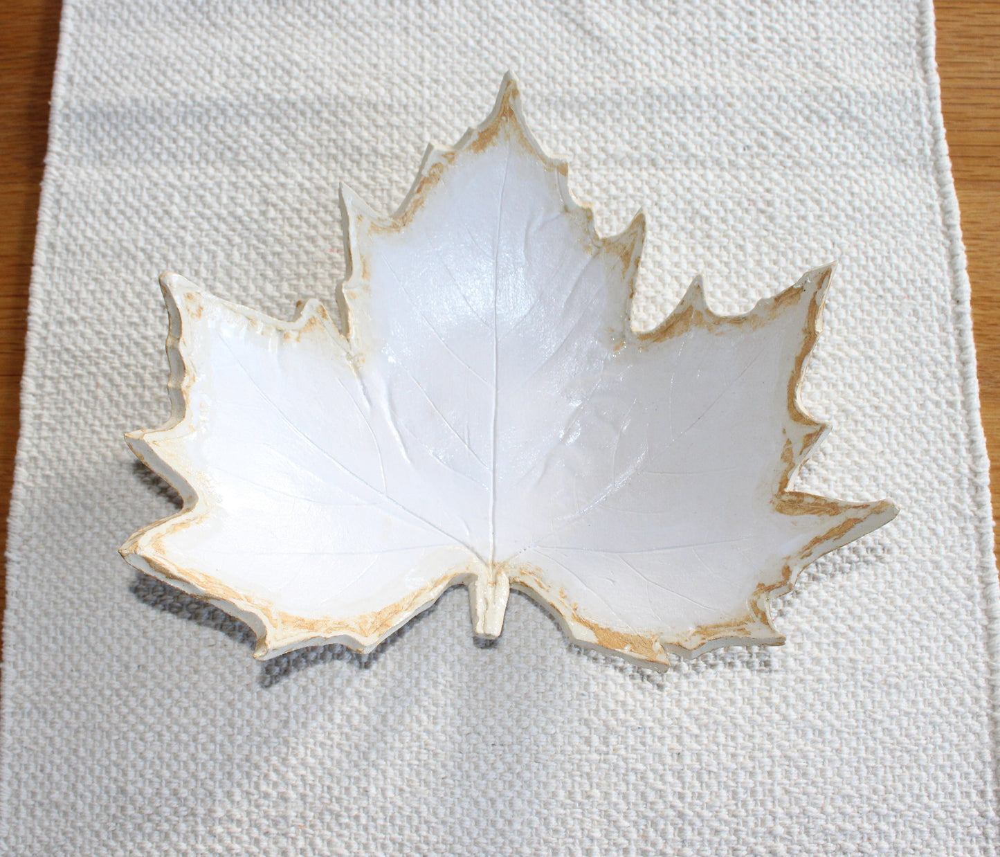 Leaf plate | Home Decor - White