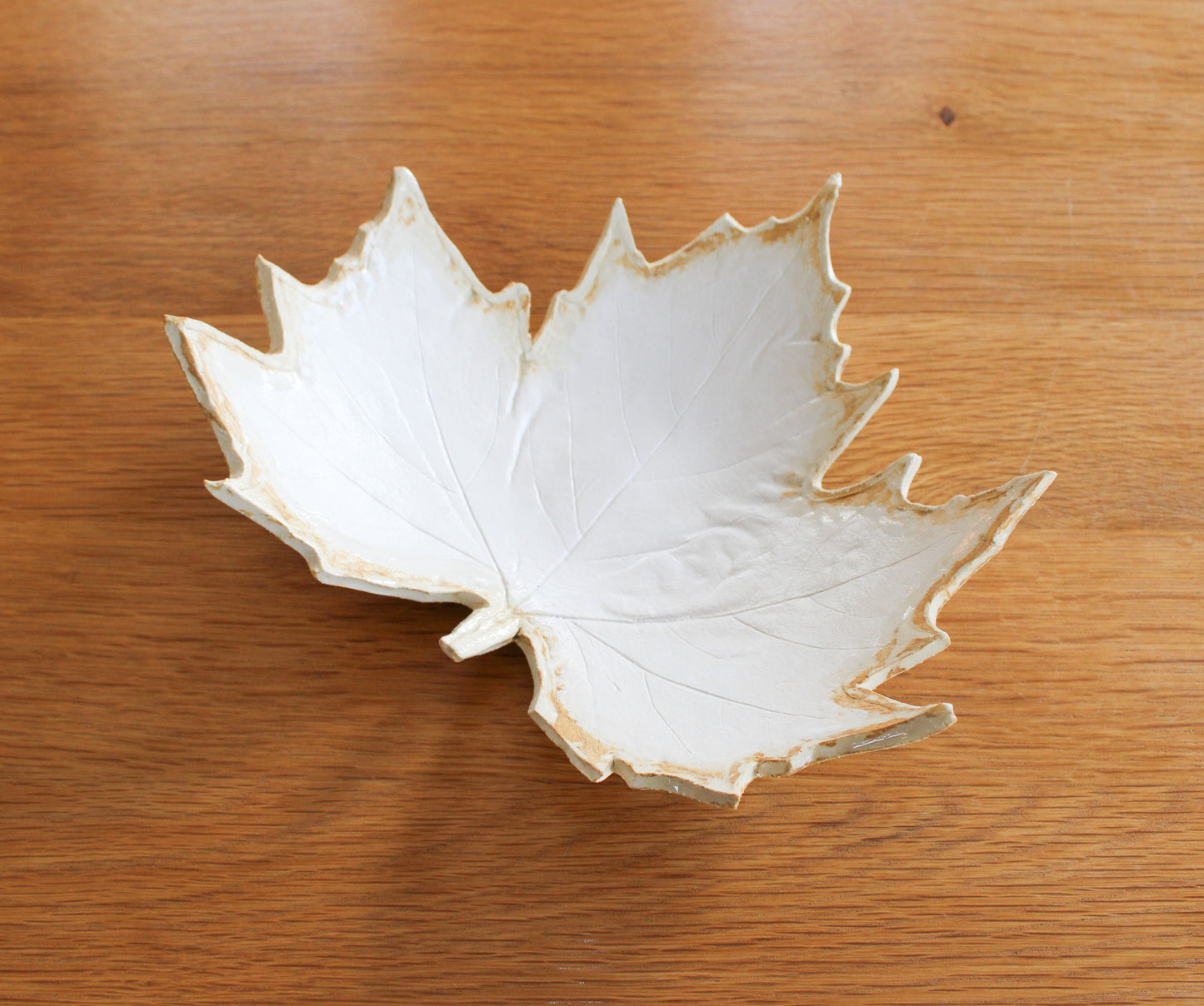 Leaf plate | Home Decor - White