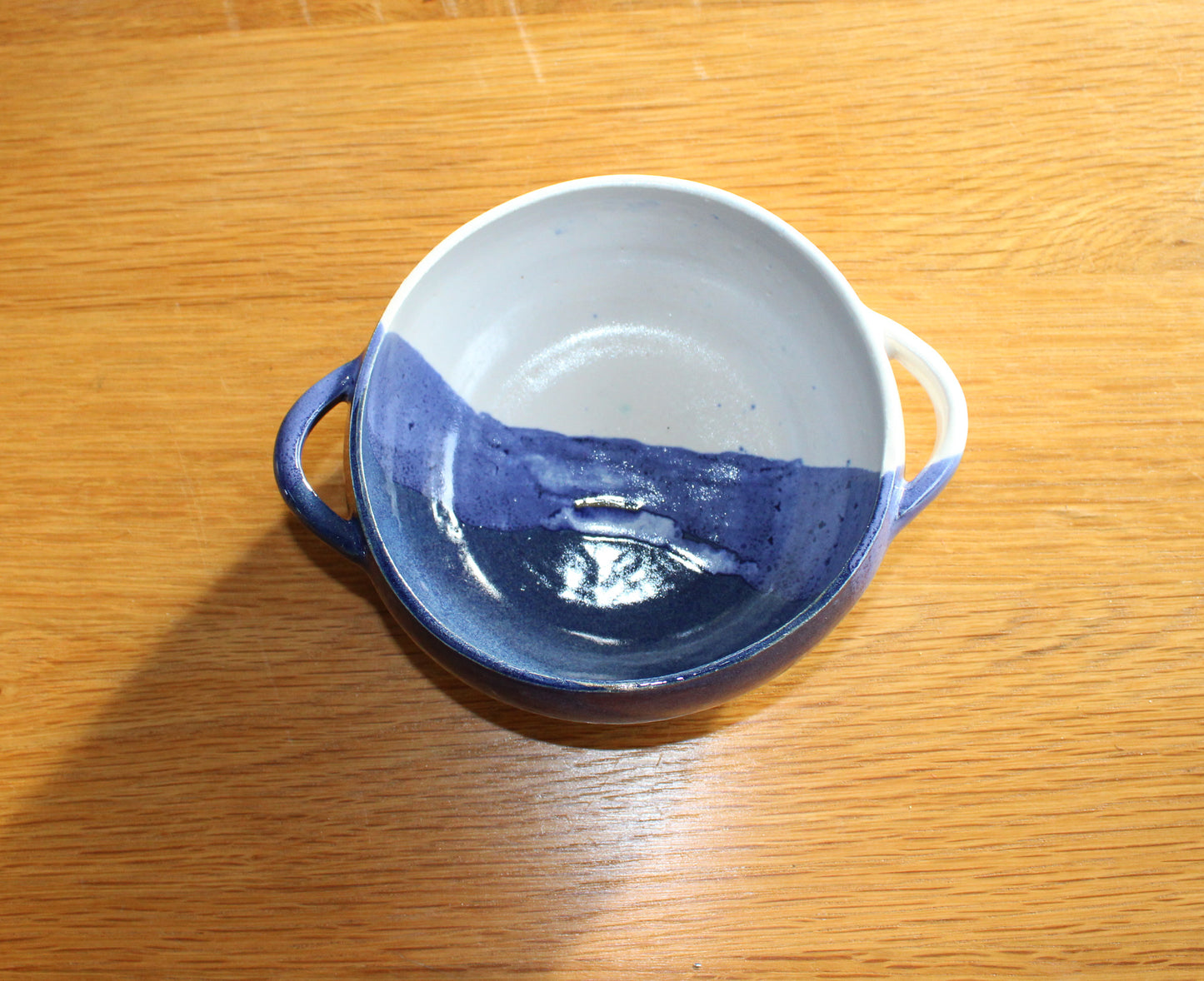 Indigo Fade - Sauce bowl | Soup bowl with handles