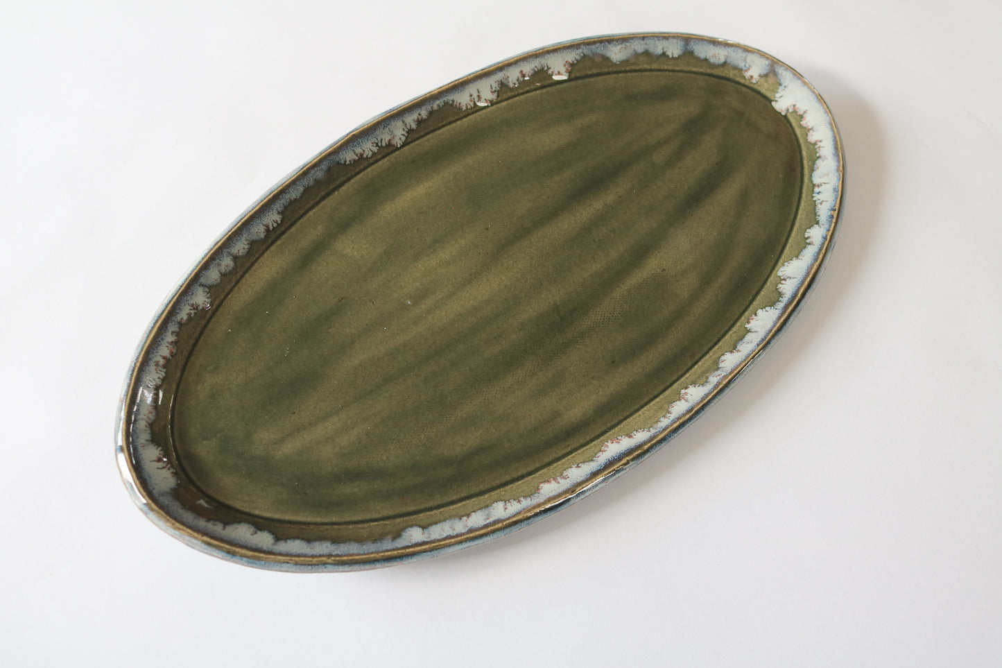 Large Oval Plate with cups