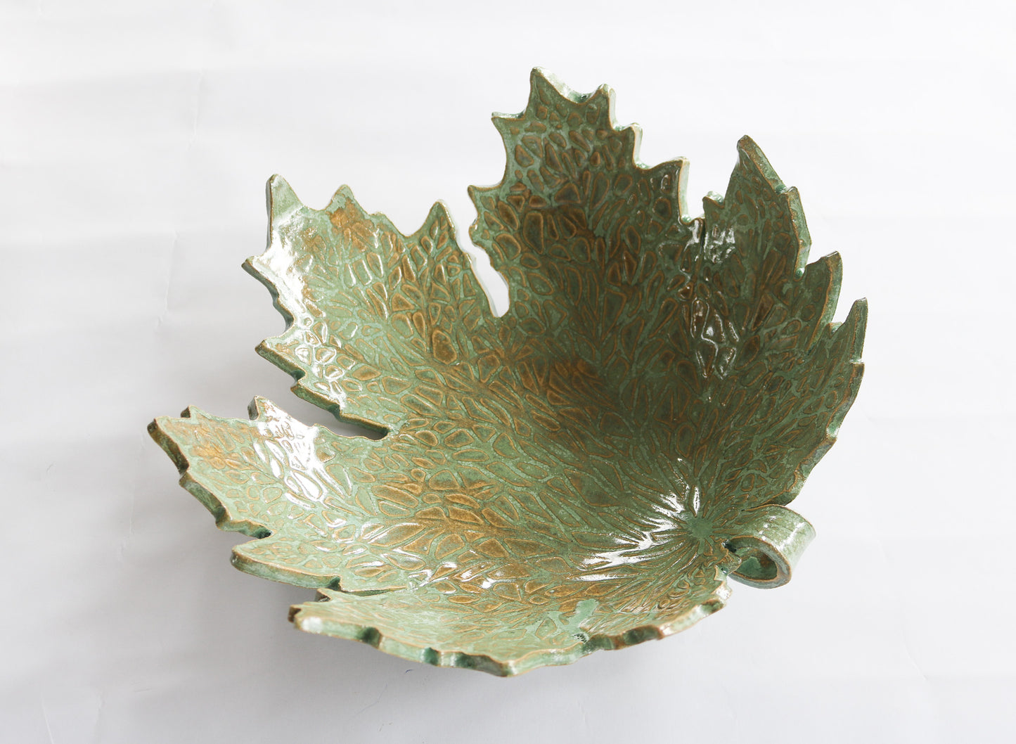 Large leaf fruit bowl | Home decor