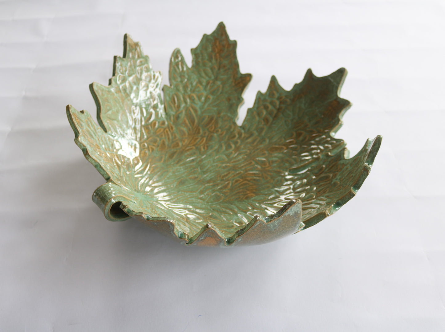 Large leaf fruit bowl | Home decor