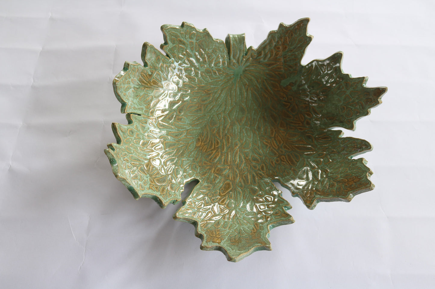 Large leaf fruit bowl | Home decor