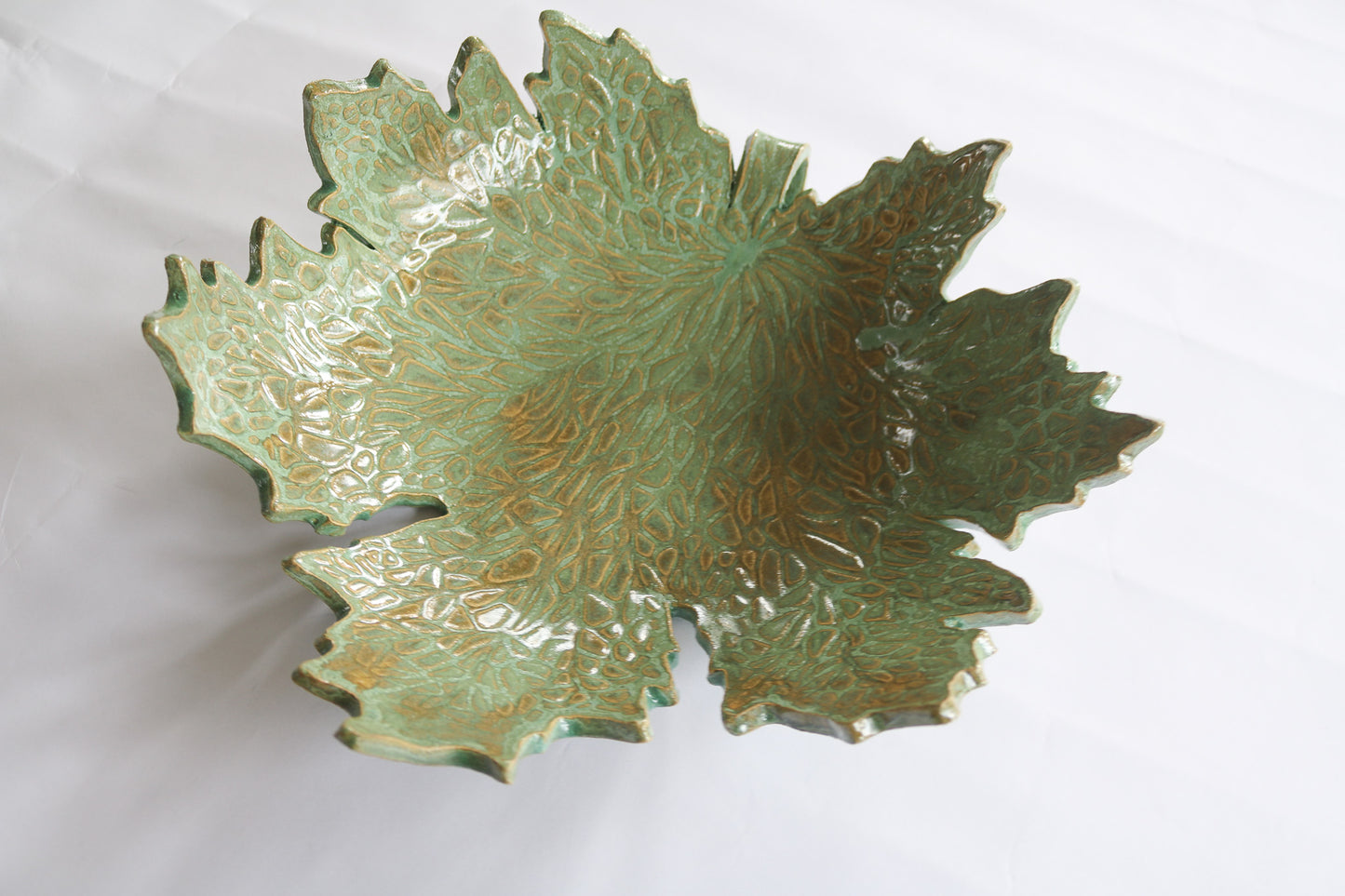 Large leaf fruit bowl | Home decor