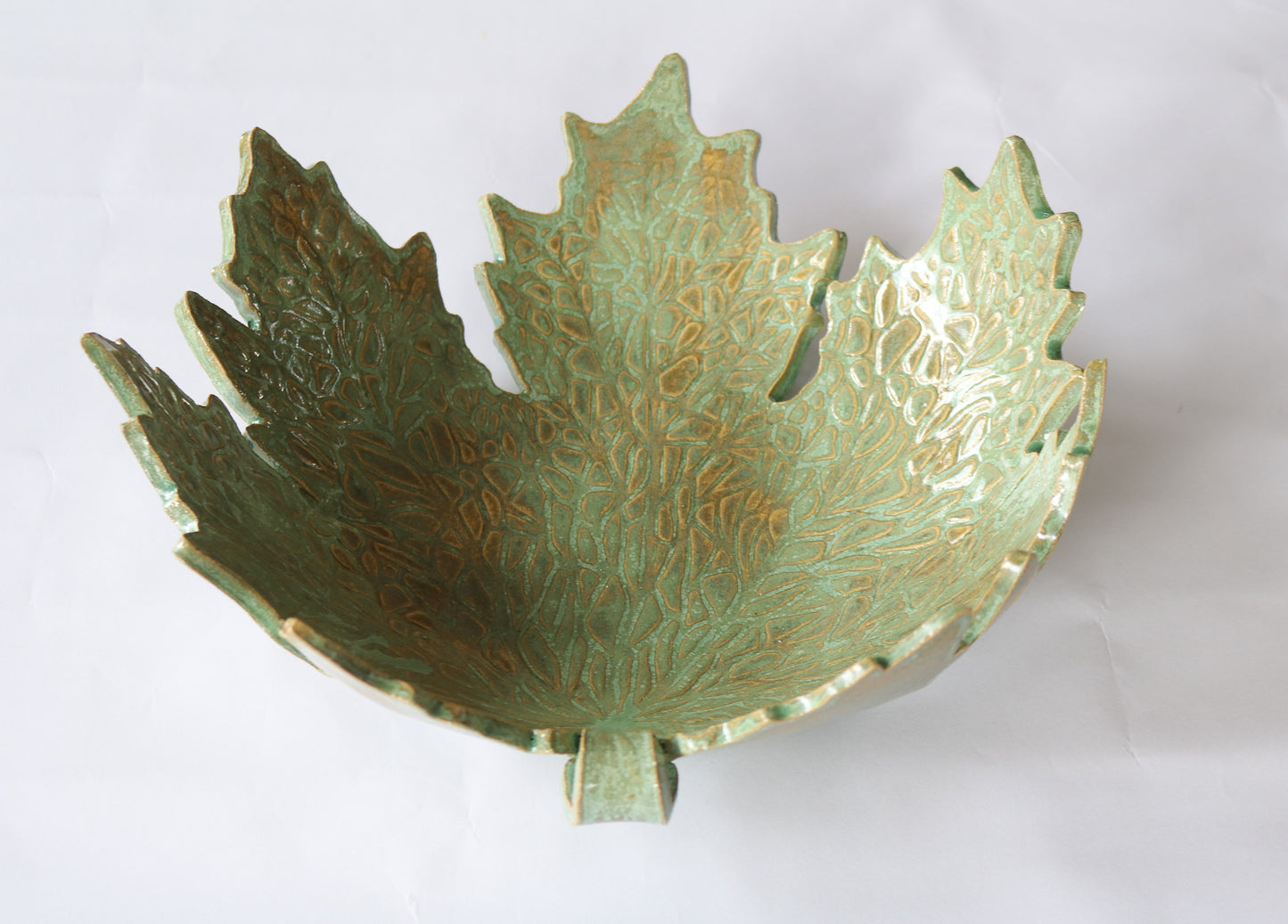 Large leaf fruit bowl | Home decor