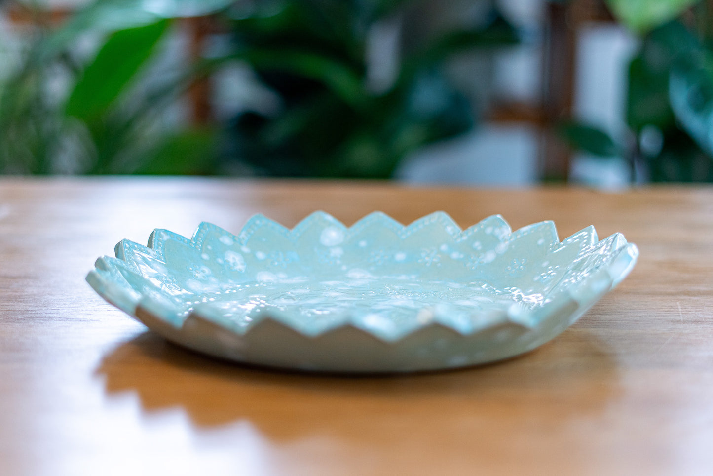 Patterned fruit bowl | Medium platter | Decorative plate